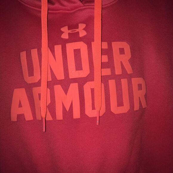 Under‎ Armour Hoodie Women's Size Large PinkSweatshirt Semi-Fitted EUC - Picture 3 of 8